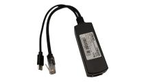 PoE 10/100M spliteris 10W, USB-C 5V 2A