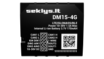 GPS seklys diMag DM15-4G su CAN