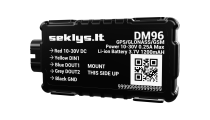 Vandeniui atsparus GPS seklys DM96 (talpi vidinė baterija)